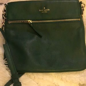 kate spade Bags - Kate Spade green leather shoulder bag kate spade Bags - Kate Spade green leather shoulder bag